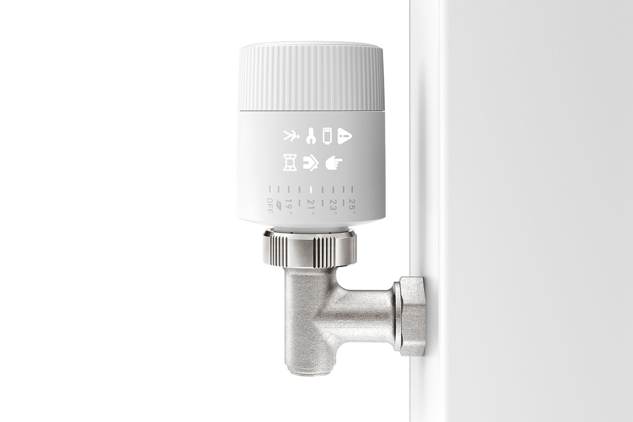 CGI-Produktvisual: Eco SRT Heizkörperthermostat